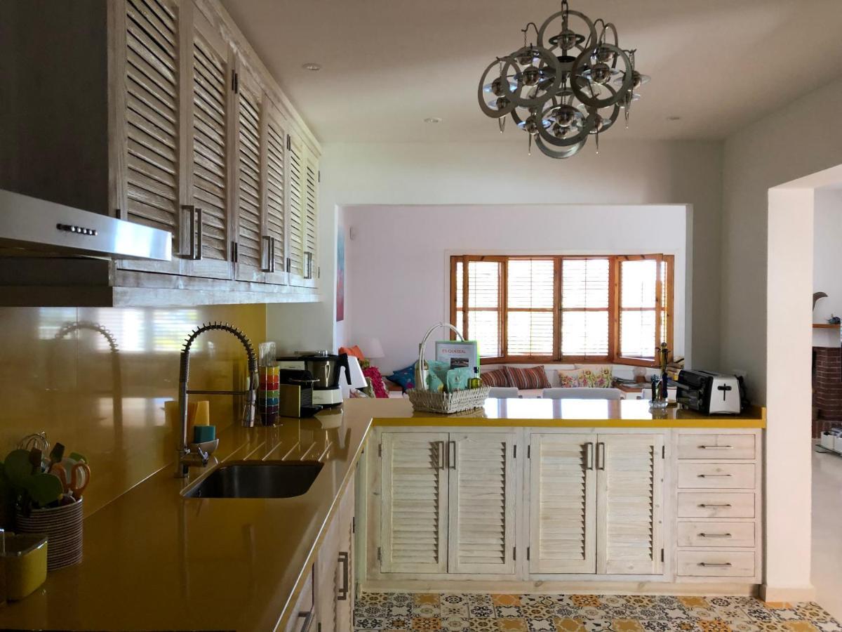 Es Queixal - Can Canet Con Piscina Exterior Climatizada Cala Vadella  Dış mekan fotoğraf